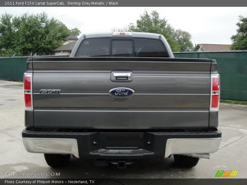 Sterling Grey Metallic / Black 2011 Ford F150 Lariat SuperCab