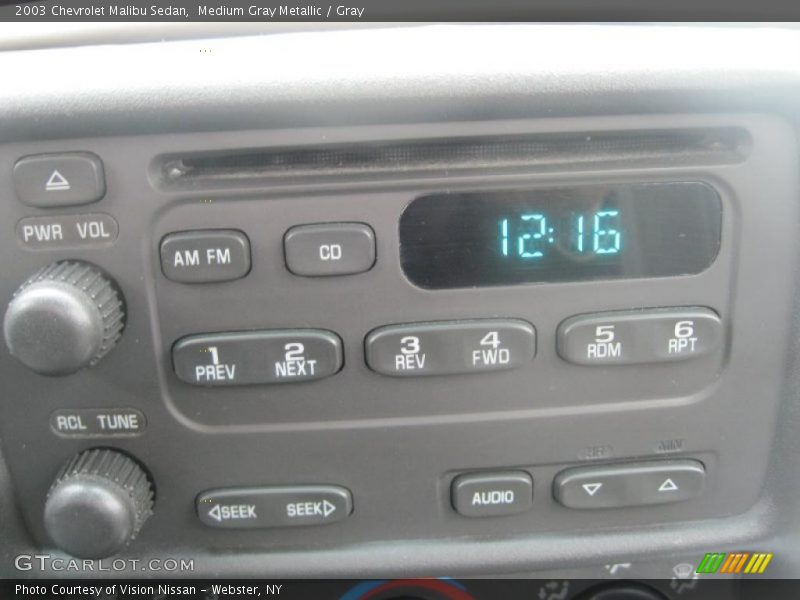 Medium Gray Metallic / Gray 2003 Chevrolet Malibu Sedan