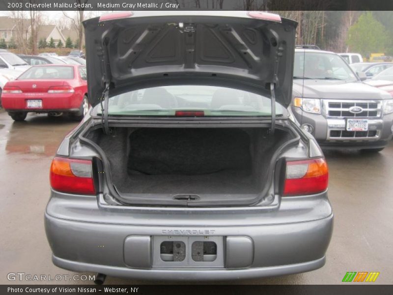 Medium Gray Metallic / Gray 2003 Chevrolet Malibu Sedan