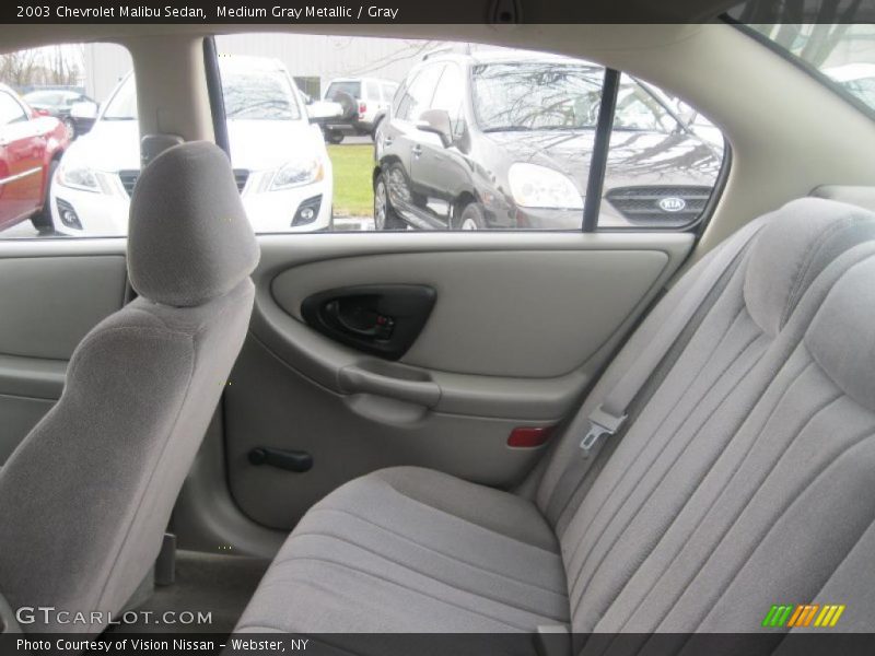 Medium Gray Metallic / Gray 2003 Chevrolet Malibu Sedan