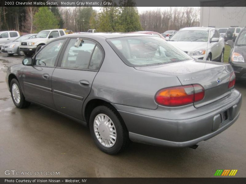 Medium Gray Metallic / Gray 2003 Chevrolet Malibu Sedan