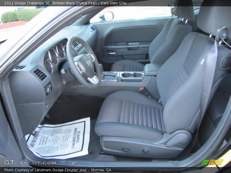  2011 Challenger SE Dark Slate Gray Interior