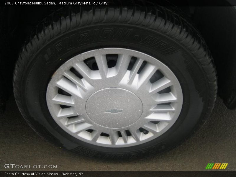 Medium Gray Metallic / Gray 2003 Chevrolet Malibu Sedan