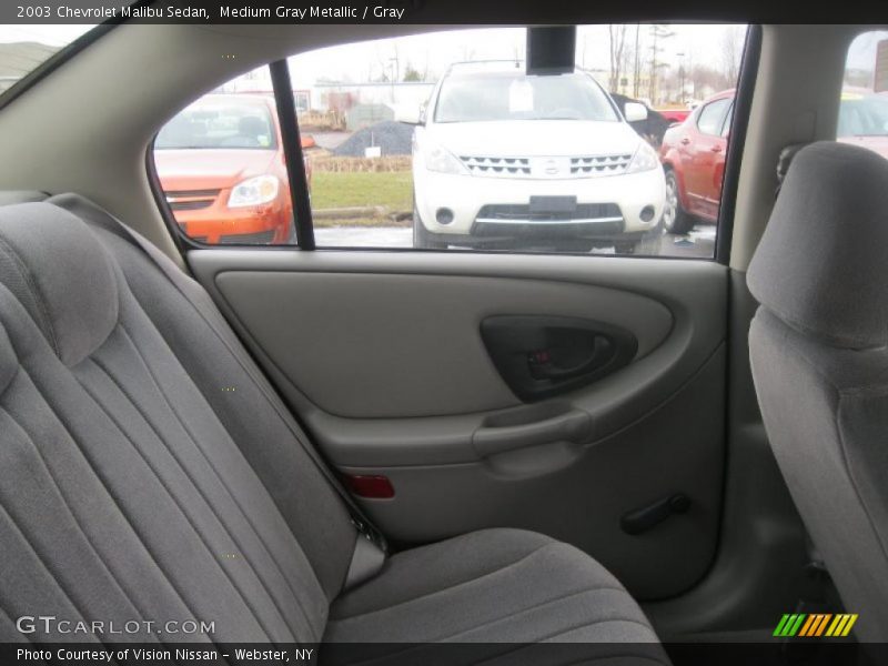 Medium Gray Metallic / Gray 2003 Chevrolet Malibu Sedan