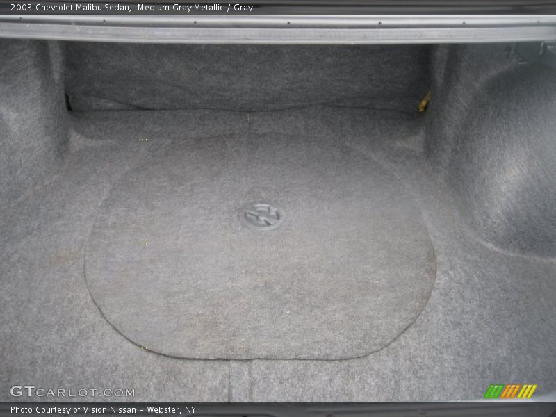 Medium Gray Metallic / Gray 2003 Chevrolet Malibu Sedan