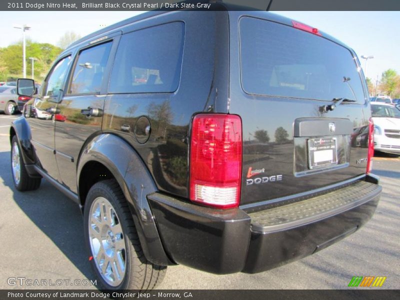 Brilliant Black Crystal Pearl / Dark Slate Gray 2011 Dodge Nitro Heat