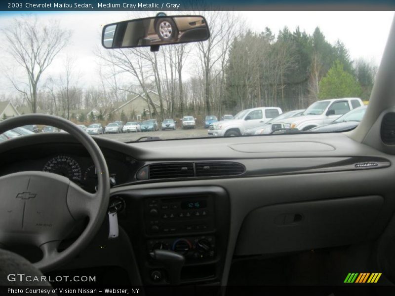 Medium Gray Metallic / Gray 2003 Chevrolet Malibu Sedan