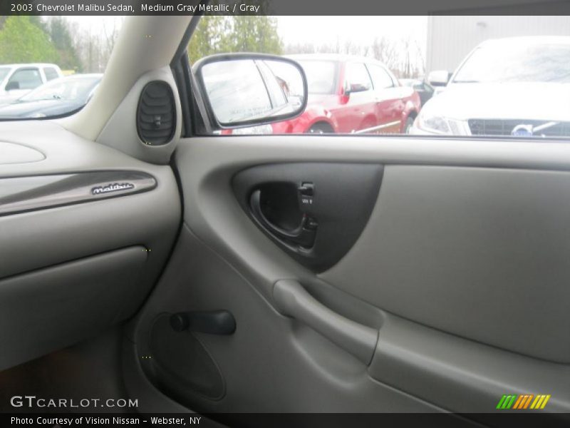 Medium Gray Metallic / Gray 2003 Chevrolet Malibu Sedan