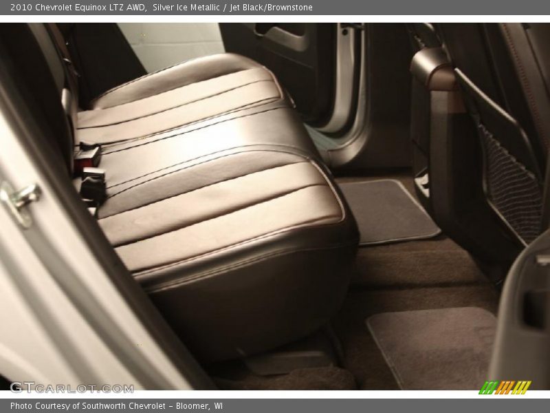 Silver Ice Metallic / Jet Black/Brownstone 2010 Chevrolet Equinox LTZ AWD