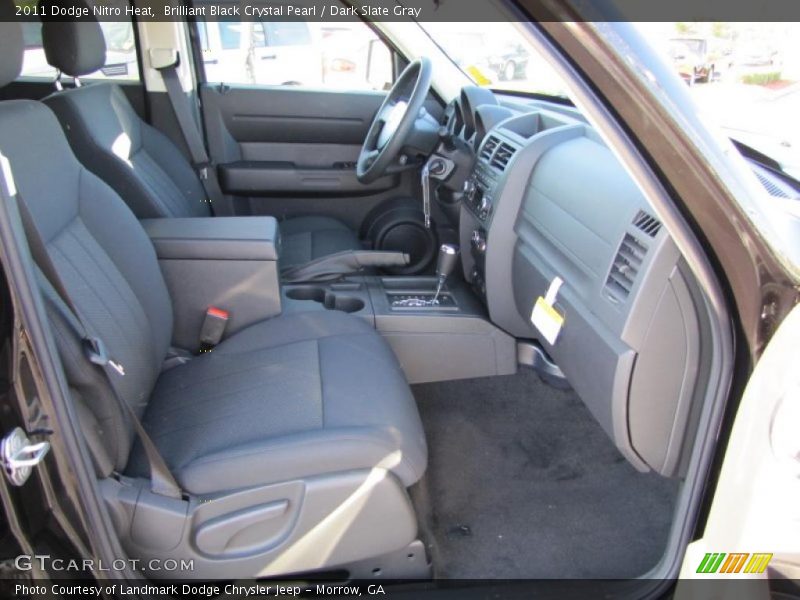 Brilliant Black Crystal Pearl / Dark Slate Gray 2011 Dodge Nitro Heat