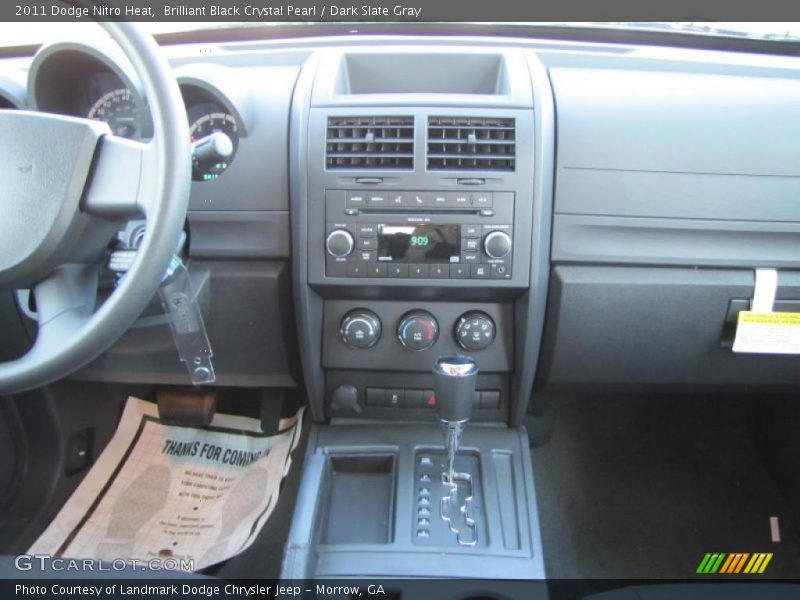 Brilliant Black Crystal Pearl / Dark Slate Gray 2011 Dodge Nitro Heat