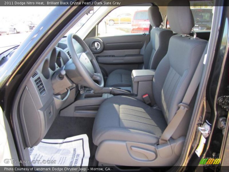 Brilliant Black Crystal Pearl / Dark Slate Gray 2011 Dodge Nitro Heat