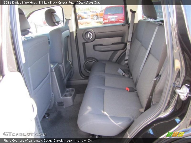 Brilliant Black Crystal Pearl / Dark Slate Gray 2011 Dodge Nitro Heat