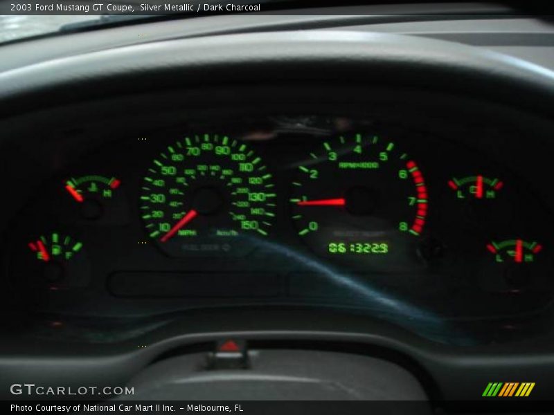 Silver Metallic / Dark Charcoal 2003 Ford Mustang GT Coupe