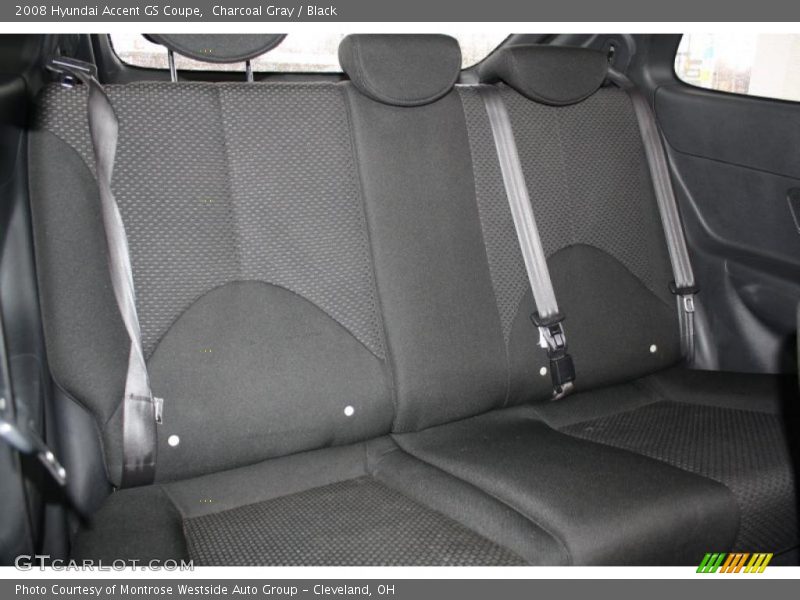 Charcoal Gray / Black 2008 Hyundai Accent GS Coupe