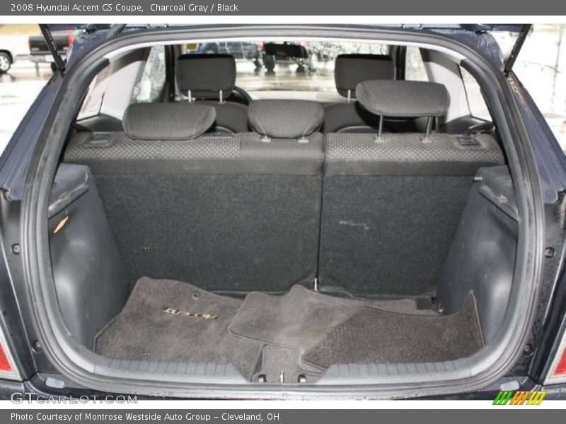 Charcoal Gray / Black 2008 Hyundai Accent GS Coupe