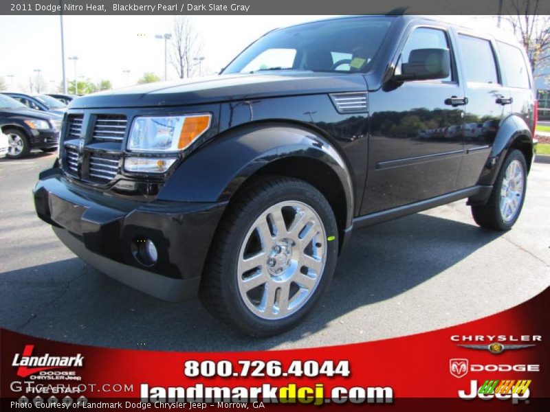 Blackberry Pearl / Dark Slate Gray 2011 Dodge Nitro Heat