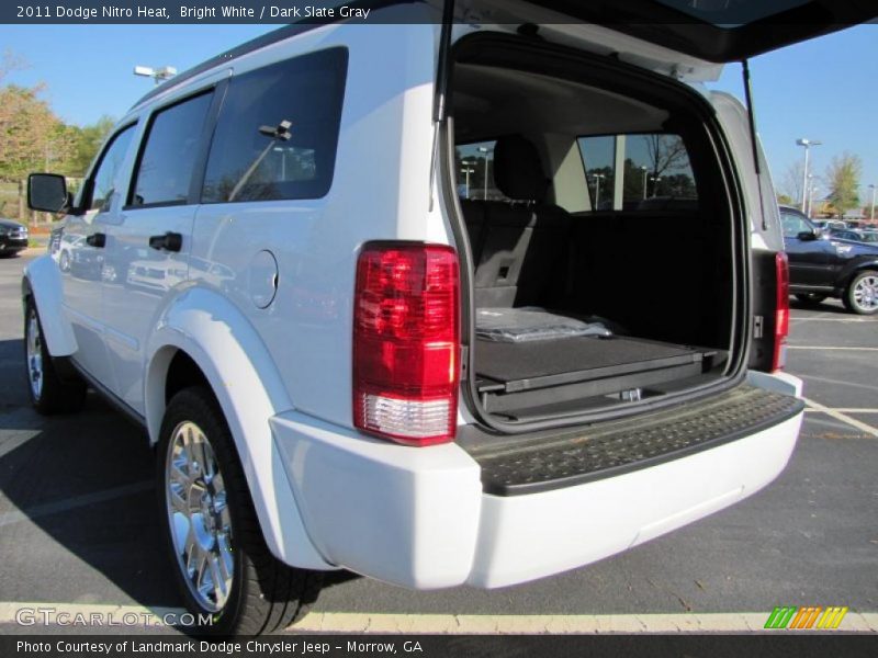 Bright White / Dark Slate Gray 2011 Dodge Nitro Heat