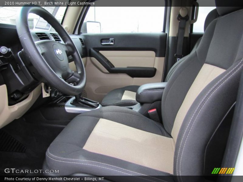  2010 H3 T Light Cashmere Interior