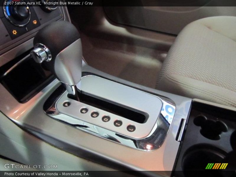 Midnight Blue Metallic / Gray 2007 Saturn Aura XE