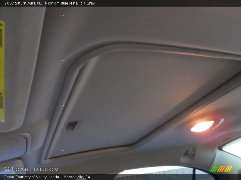 Midnight Blue Metallic / Gray 2007 Saturn Aura XE