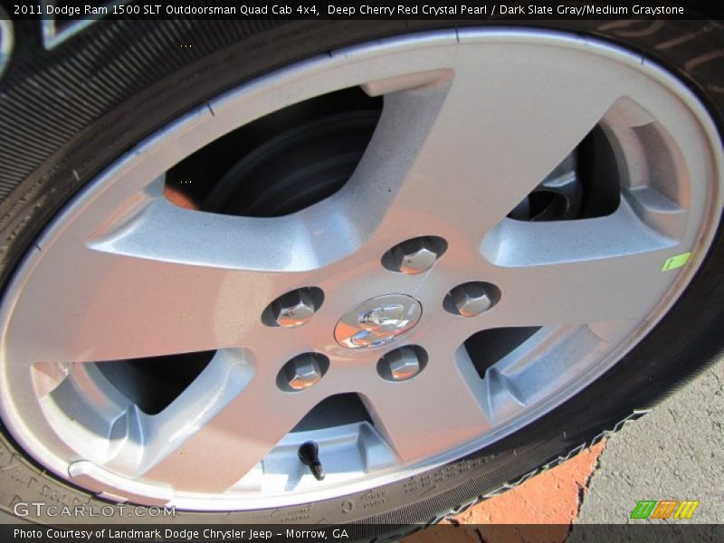 Deep Cherry Red Crystal Pearl / Dark Slate Gray/Medium Graystone 2011 Dodge Ram 1500 SLT Outdoorsman Quad Cab 4x4