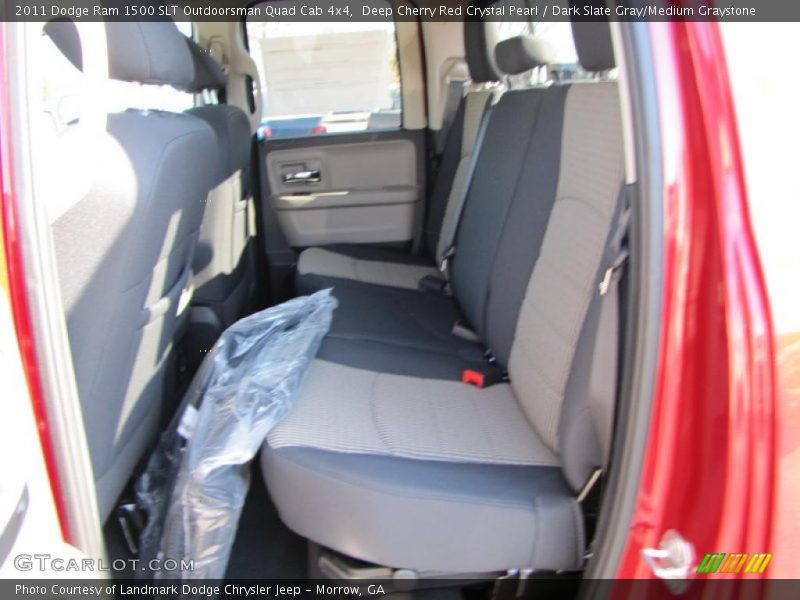 Deep Cherry Red Crystal Pearl / Dark Slate Gray/Medium Graystone 2011 Dodge Ram 1500 SLT Outdoorsman Quad Cab 4x4