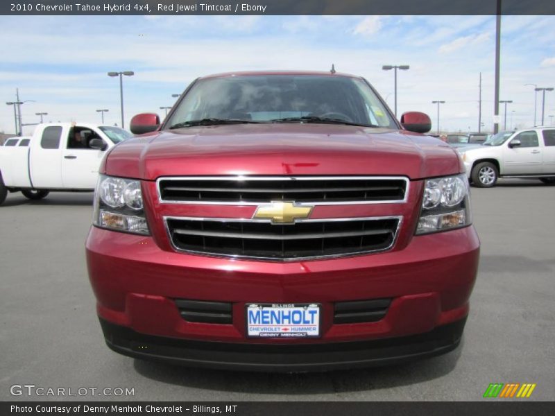 Red Jewel Tintcoat / Ebony 2010 Chevrolet Tahoe Hybrid 4x4