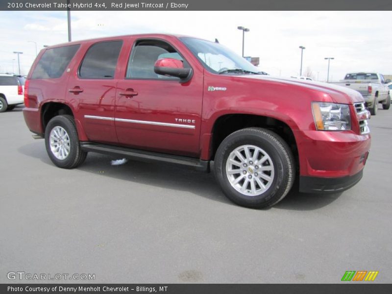 Red Jewel Tintcoat / Ebony 2010 Chevrolet Tahoe Hybrid 4x4