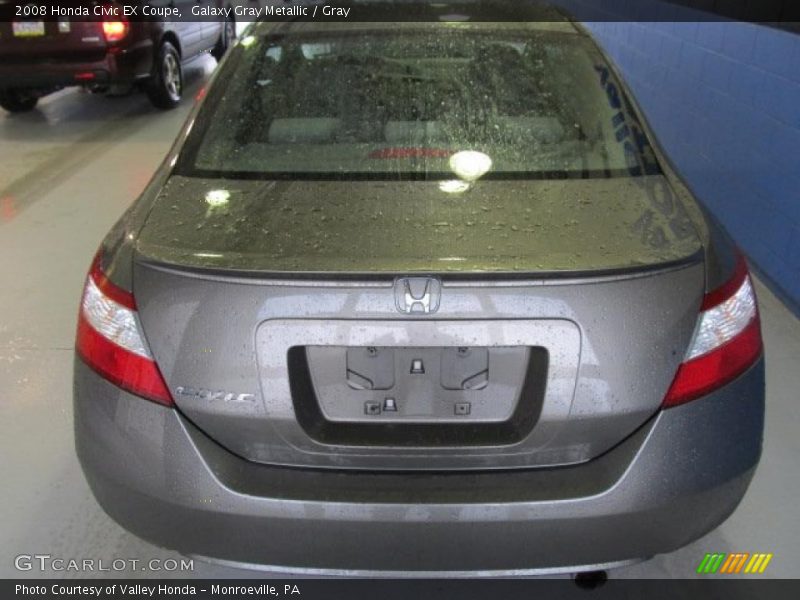 Galaxy Gray Metallic / Gray 2008 Honda Civic EX Coupe