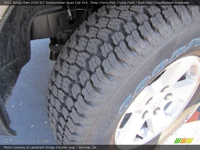 Deep Cherry Red Crystal Pearl / Dark Slate Gray/Medium Graystone 2011 Dodge Ram 1500 SLT Outdoorsman Quad Cab 4x4