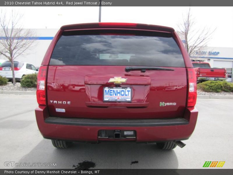 Red Jewel Tintcoat / Ebony 2010 Chevrolet Tahoe Hybrid 4x4