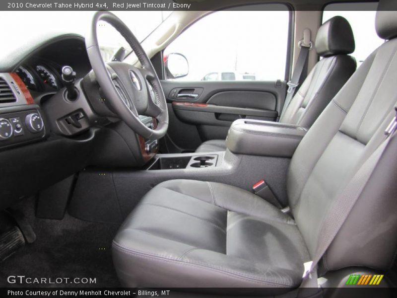  2010 Tahoe Hybrid 4x4 Ebony Interior