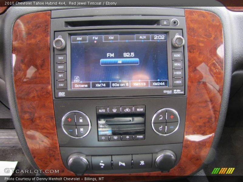 Controls of 2010 Tahoe Hybrid 4x4
