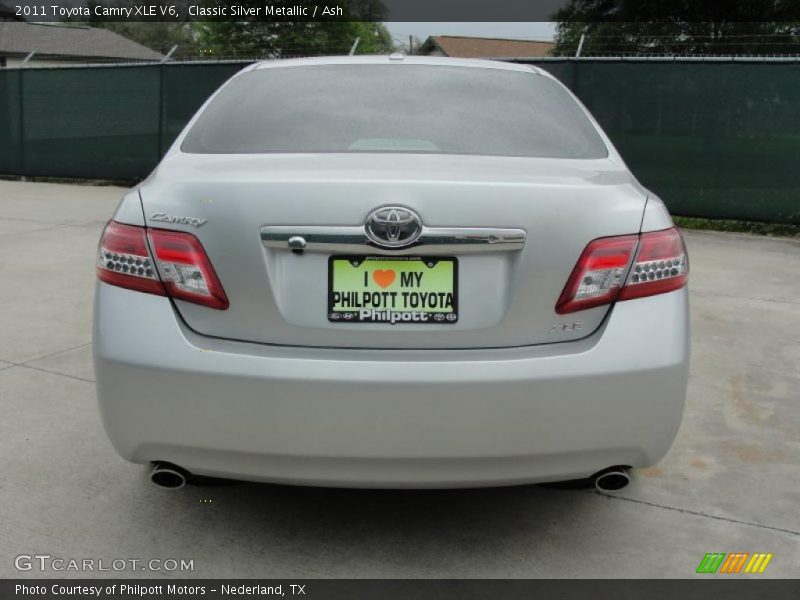 Classic Silver Metallic / Ash 2011 Toyota Camry XLE V6