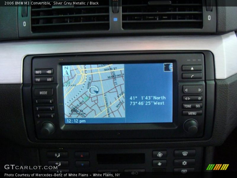 Navigation of 2006 M3 Convertible