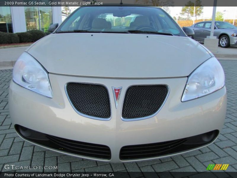 Gold Mist Metallic / Light Taupe 2009 Pontiac G6 Sedan