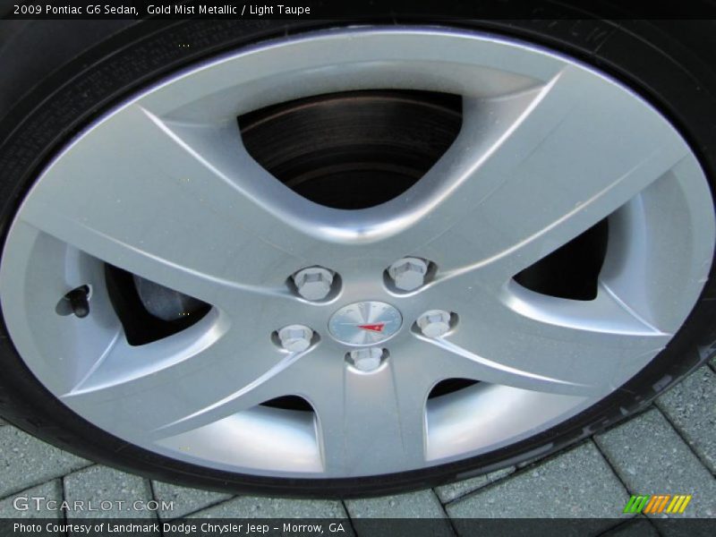 Gold Mist Metallic / Light Taupe 2009 Pontiac G6 Sedan