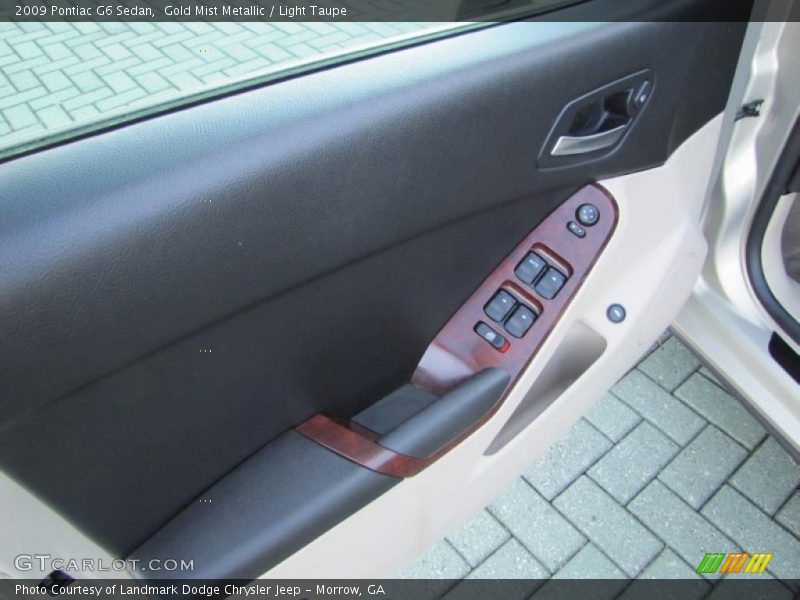 Gold Mist Metallic / Light Taupe 2009 Pontiac G6 Sedan