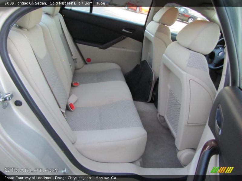 Gold Mist Metallic / Light Taupe 2009 Pontiac G6 Sedan