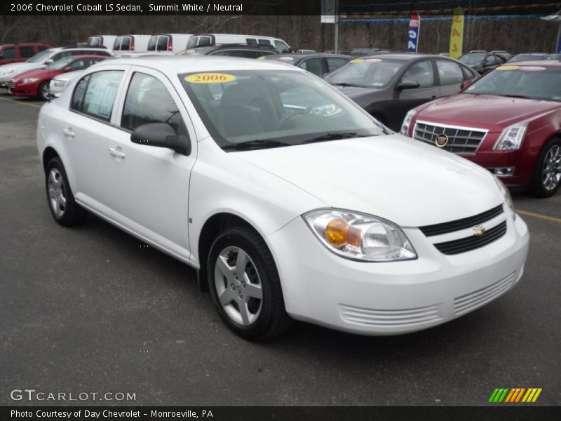 Summit White / Neutral 2006 Chevrolet Cobalt LS Sedan