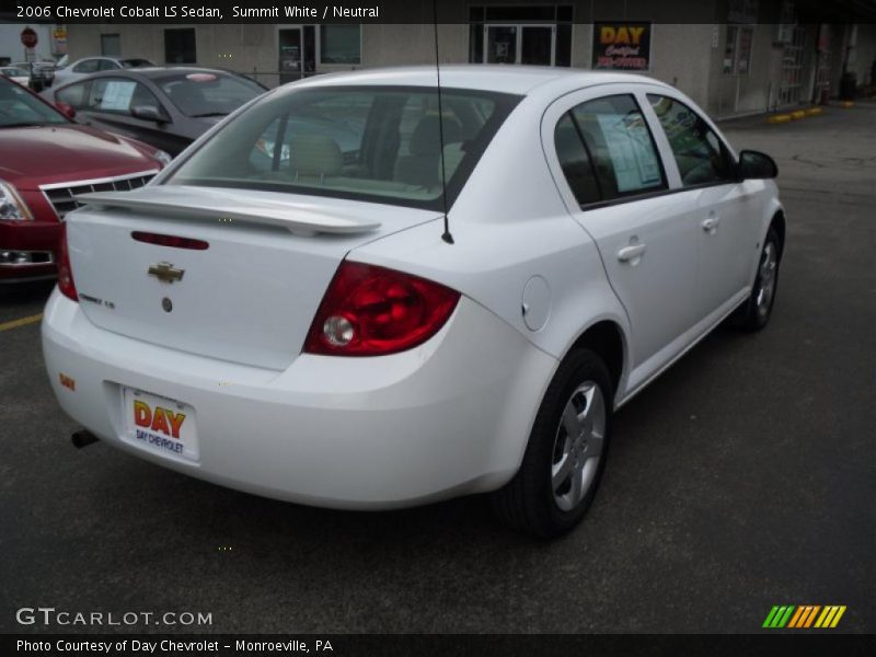 Summit White / Neutral 2006 Chevrolet Cobalt LS Sedan