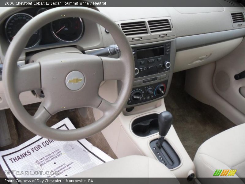 Summit White / Neutral 2006 Chevrolet Cobalt LS Sedan