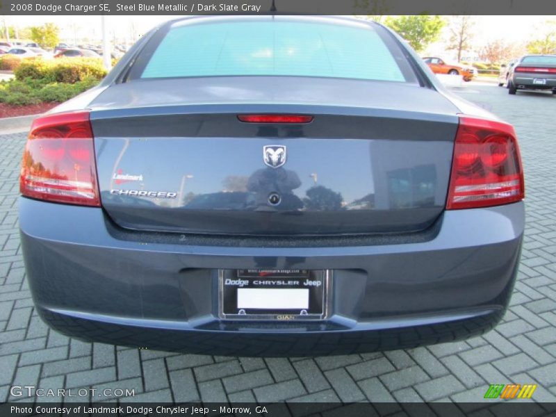 Steel Blue Metallic / Dark Slate Gray 2008 Dodge Charger SE