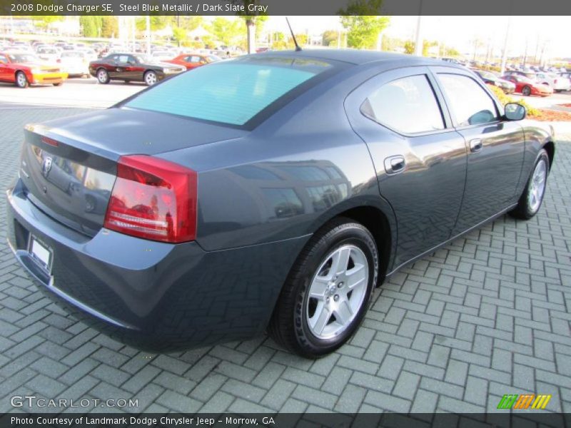 Steel Blue Metallic / Dark Slate Gray 2008 Dodge Charger SE