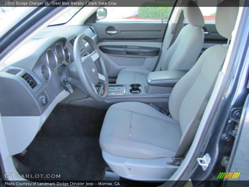 Steel Blue Metallic / Dark Slate Gray 2008 Dodge Charger SE