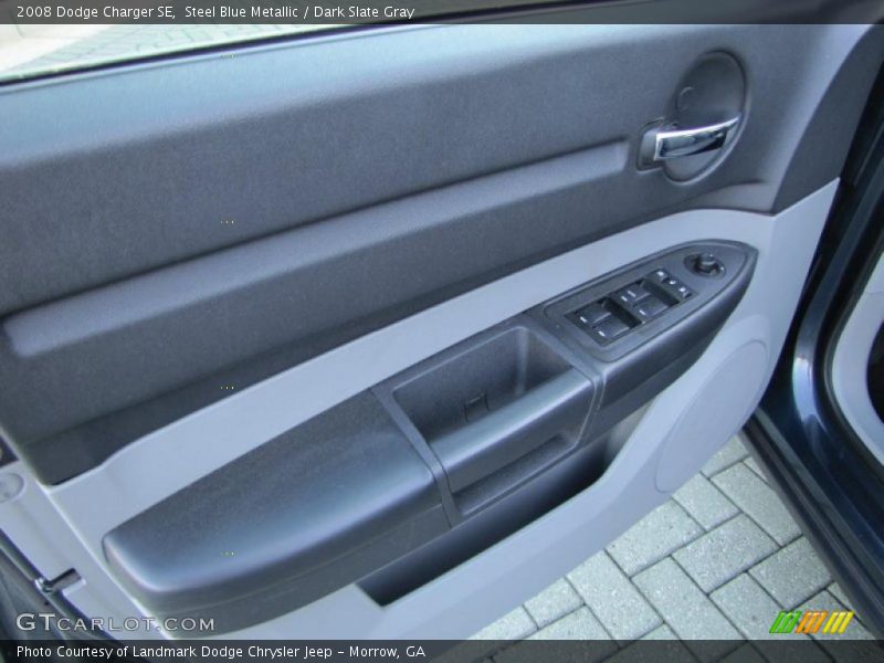 Steel Blue Metallic / Dark Slate Gray 2008 Dodge Charger SE