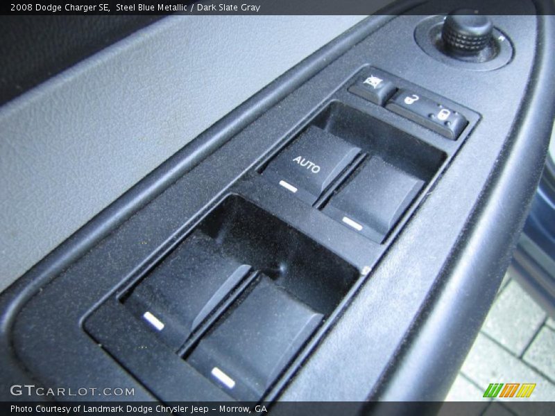Steel Blue Metallic / Dark Slate Gray 2008 Dodge Charger SE