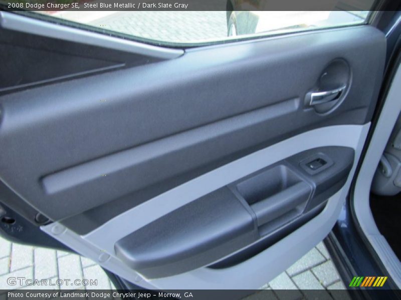 Steel Blue Metallic / Dark Slate Gray 2008 Dodge Charger SE