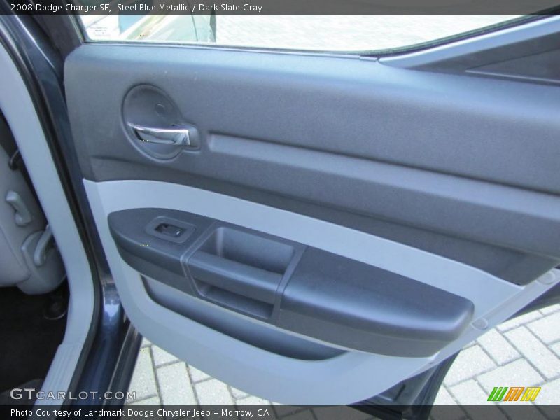 Steel Blue Metallic / Dark Slate Gray 2008 Dodge Charger SE